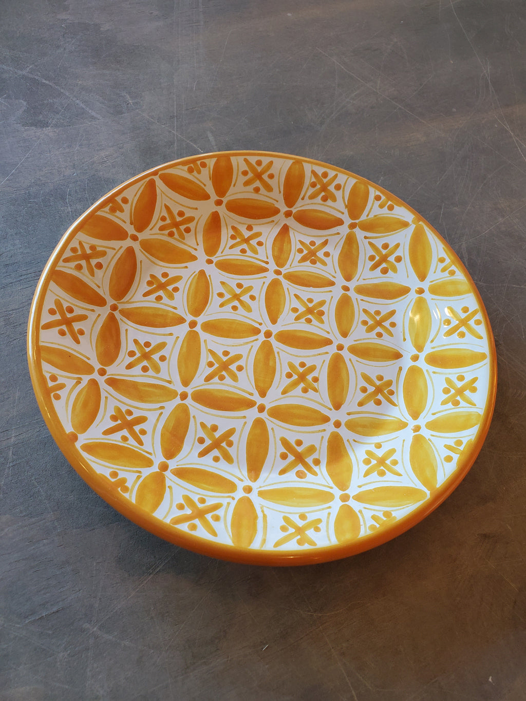Tunisia Orange Accent Plate
