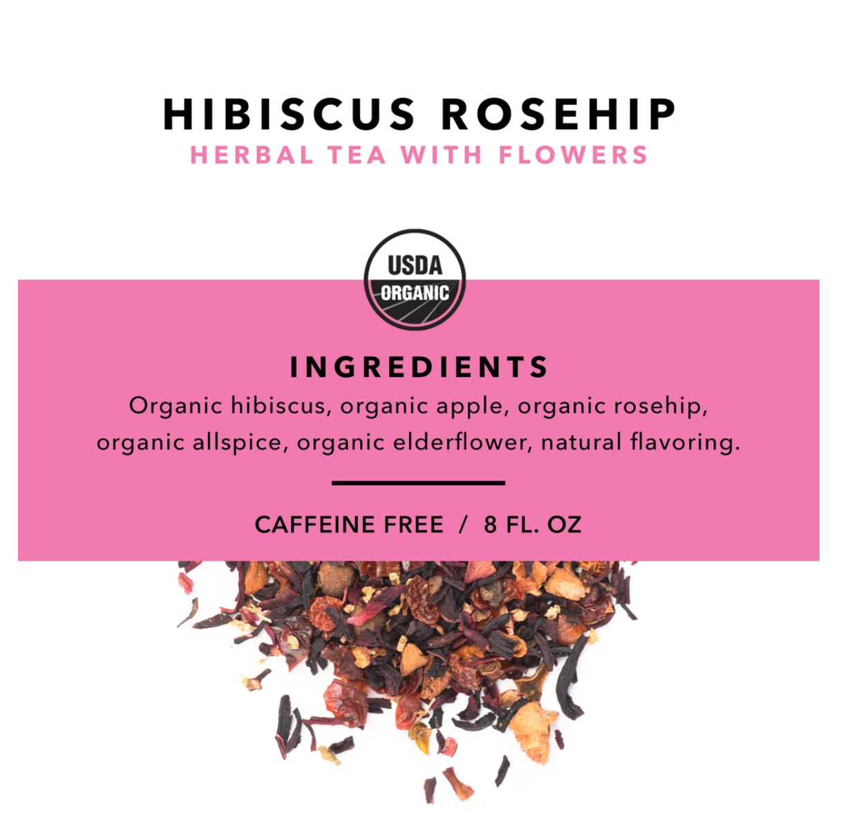 Pinky Up Hibiscus Rosehip Tea