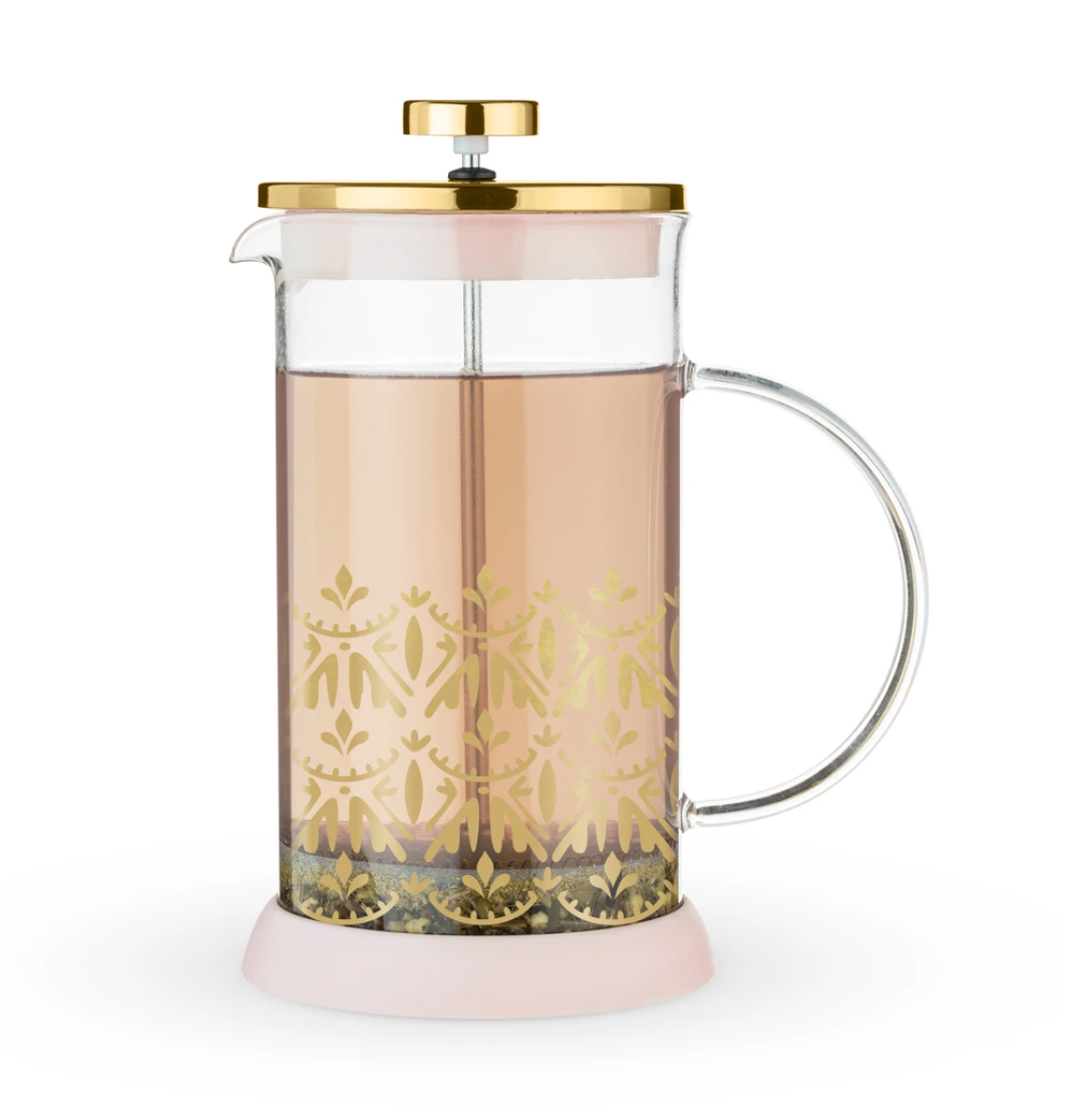 Pinky Up Casablanca Glass Tea Press Pot
