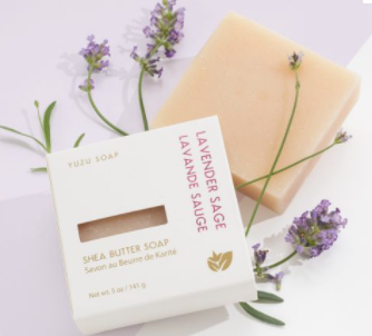 Yuzu Shea Butter Soap - Lavender Sage
